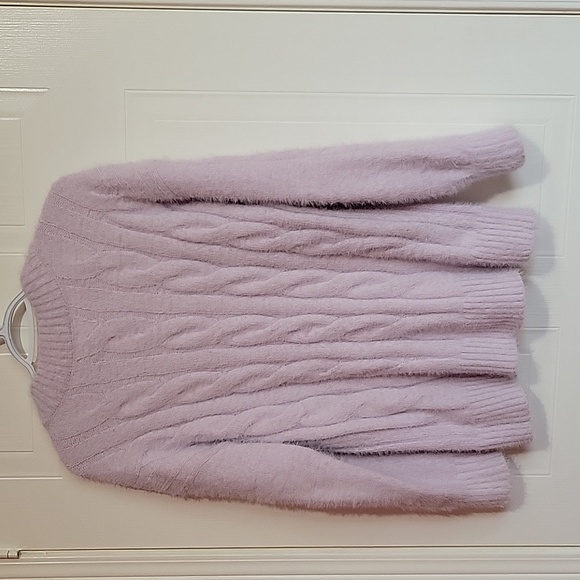 Lucky Brand Oversized Violet Colour Sweater US S - Picture 4 of 11